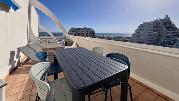 Unclassified image, 1 of 13, button - Spacious Studio with Air Conditioning and Parking in La Grande Motte (La Grande-Motte)