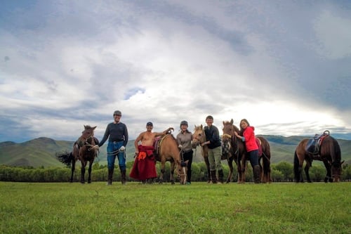 Horse riding