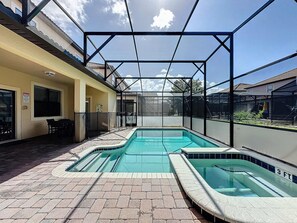 Pool - Enchanted Bliss Villa: Private Pool & Family Activities. (Davenport)