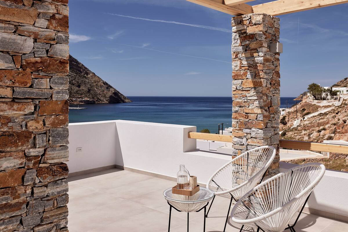 Suite – signature, sjøutsikt | Terrasse/patio