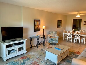 Villa, Multiple Beds, Kitchen, Garden View (890 Ketch Court) | Living area - 890 Ketch Court at The Sea Pines Resort (Hilton Head Island)