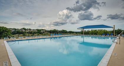 Lago Vista Golf Getaway w/ Decks + Pool Access!