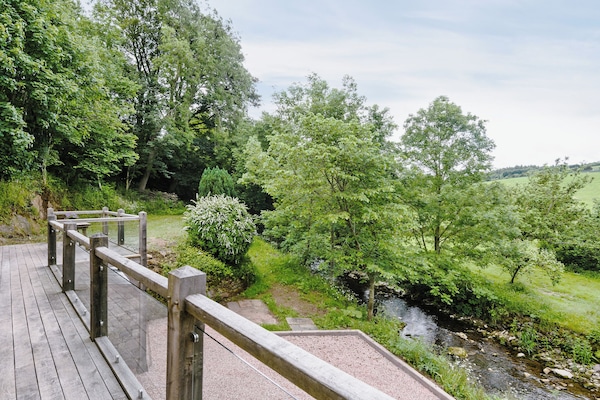 Beautiful views overlooking the river | The Old Mill, Great Strickland near Ullswater