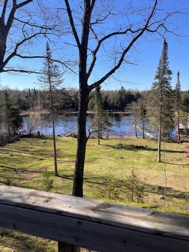 Quiet cabin on Moose Lake in Hayward, Wisconsin.