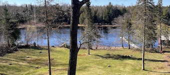 Quiet cabin on Moose Lake in Hayward, Wisconsin.