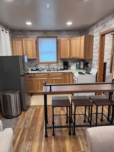 Quiet cabin on Moose Lake in Hayward, Wisconsin.