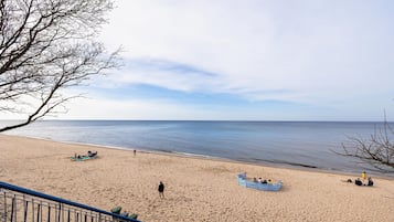 Aan het strand