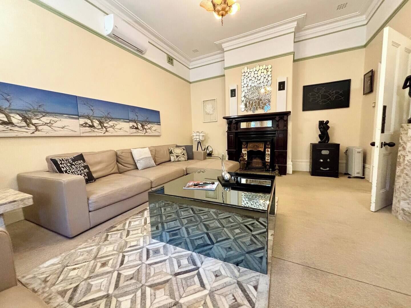 Smart TV, fireplace, offices