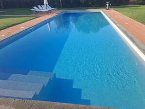 Outdoor pool - Estate of Cosa,stunning mansion, swimming pool ,ac, wi-fi, sat  (orbetello)