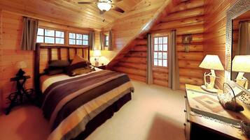 Cabin, Multiple Beds, Patio | 4 bedrooms, individually decorated, individually furnished, desk