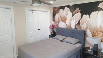 1 chambre, fer et planche Ă  repasser, Wi-Fi gratuit, draps fournis