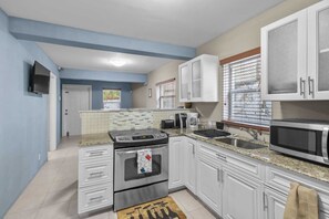 Microwave, oven, stovetop