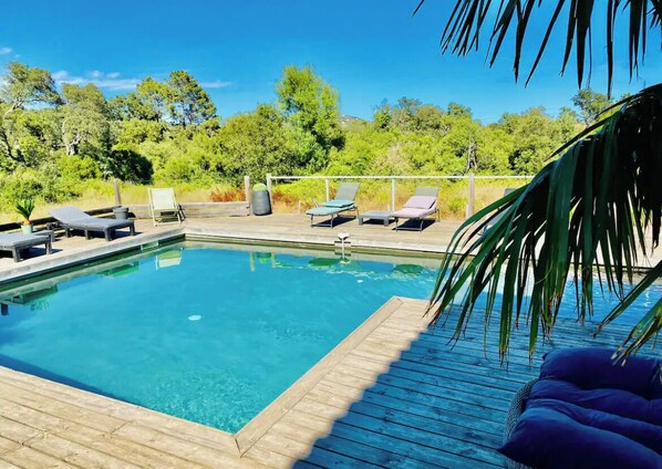 Pool - Villa 8 Personnes 3 Chambres Piscine Privée Jacuzzi (Porto-Vecchio)