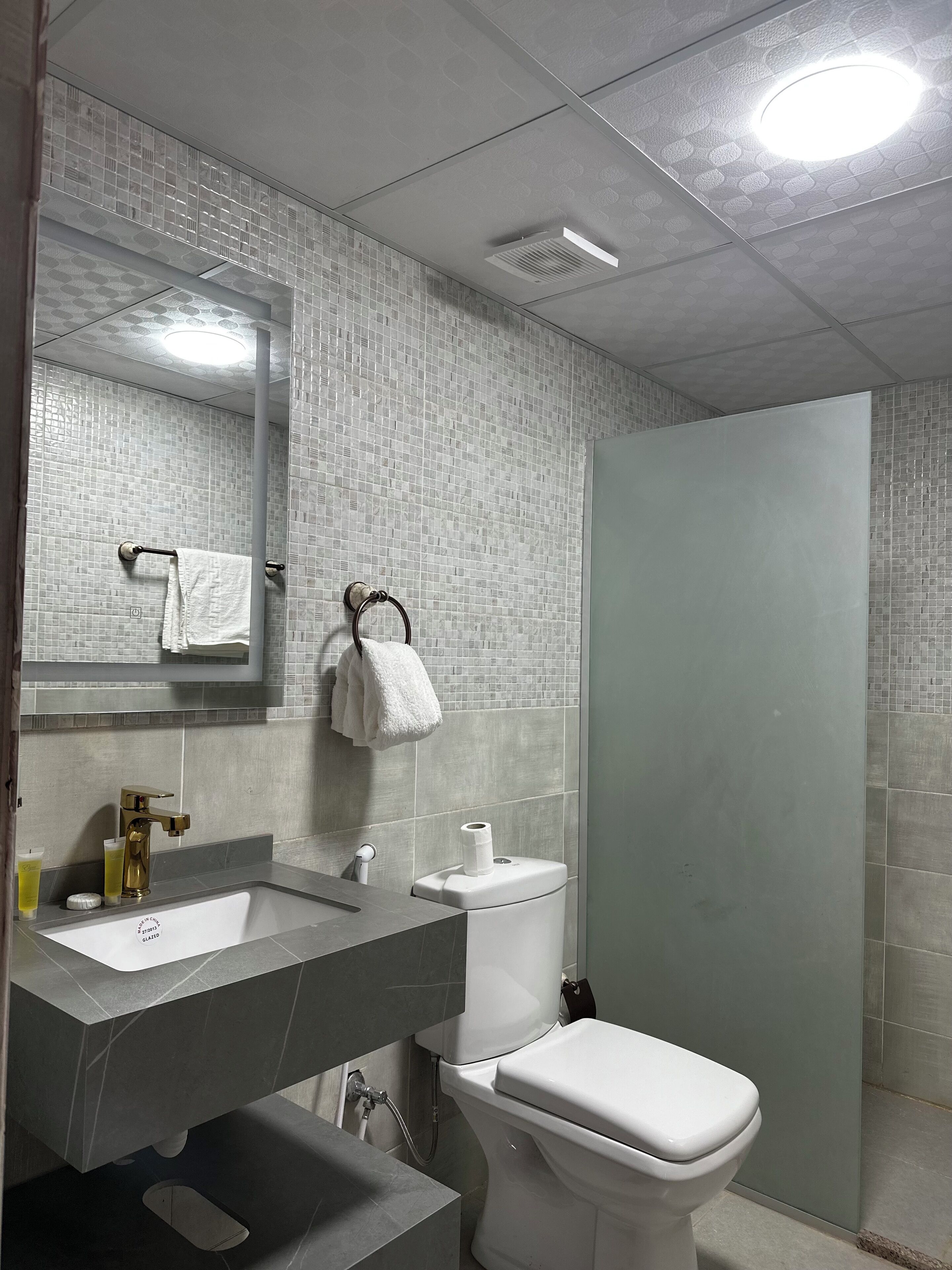 Tente Design, salle de bains privée, vue sur le désert | Salle de bain