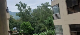 Entire flat available with 2 bedrooms, Kitchen, 2 washrooms, 2 balcony and hall.