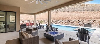 Brand new home!!  Zion's Edge, Kolob Canyon, Private Pool, Hot Tub, Views!