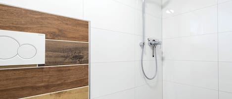 Dusch, tvål och toalettpapper