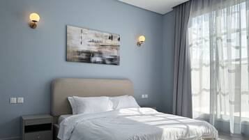 Lägenhet Design - 3 sovrum | 3 sovrum, mörkläggningsgardiner, strykjärn/strykbräda och gratis wi-fi