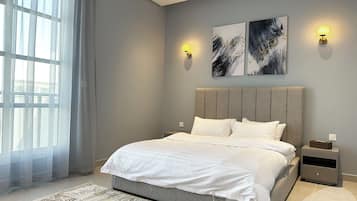 Design-Apartment, 3 Schlafzimmer | 3 Schlafzimmer, Verdunkelungsvorhänge, Bügeleisen/Bügelbrett