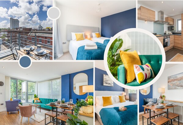 2 dormitorios, tabla de planchar con plancha, wifi y ropa de cama