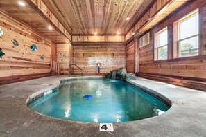 Indoor pool, a heated pool