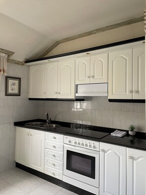 Private kitchen - Ático Familiar Céntrico en Vilanova de Arousa (Villanueva de Arosa)