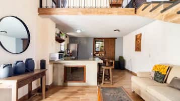 TV connectée, cheminée