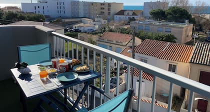 Appartement 2P Ă 1 min de la mer