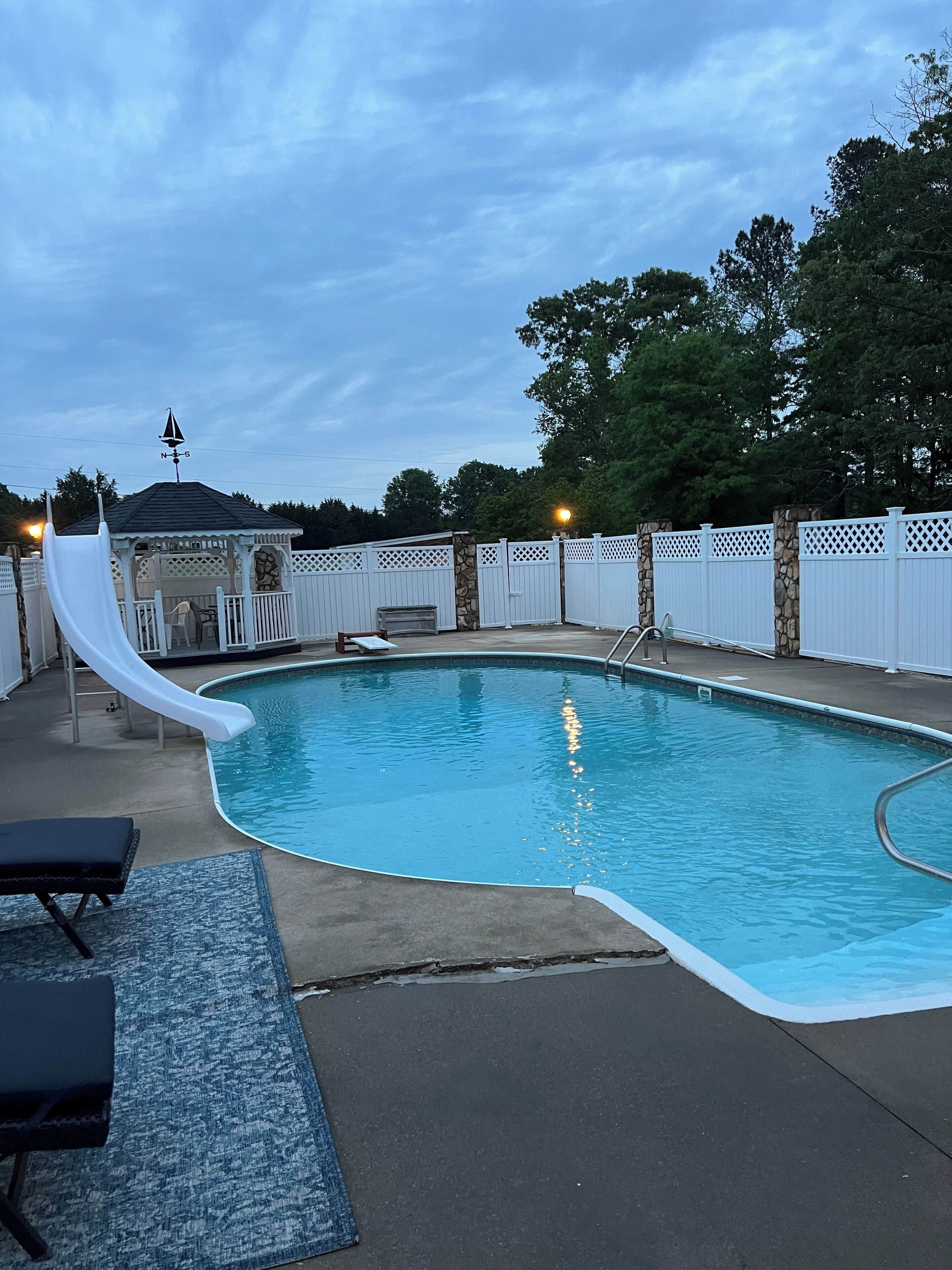 Spacious ranch-style home with tranquil pool and multiple entertainment areas