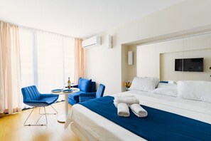 1 bedroom, premium bedding, down duvets, memory-foam beds