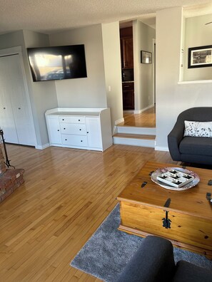 Smart-TV, Kamin, Videospiele, DVD-Player