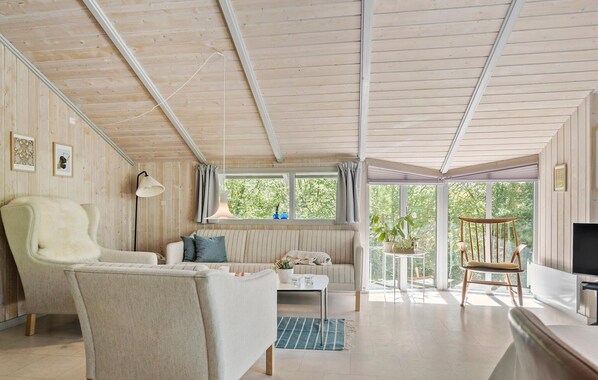 Una Smart TV, una chimenea