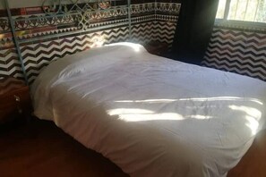 2 slaapkamers, een strijkplank/strijkijzer, wifi, beddengoed