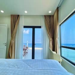 Phòng Suite Deluxe, 1 giường cỡ king, không hút thuốc, phòng tắm riêng | 1 phòng ngủ, bộ trải giường bằng vải cotton Ai Cập