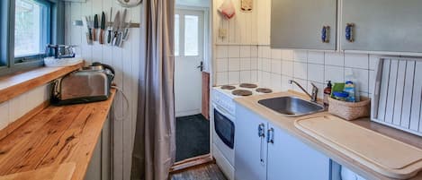 Geladeira, fogão, cooktop