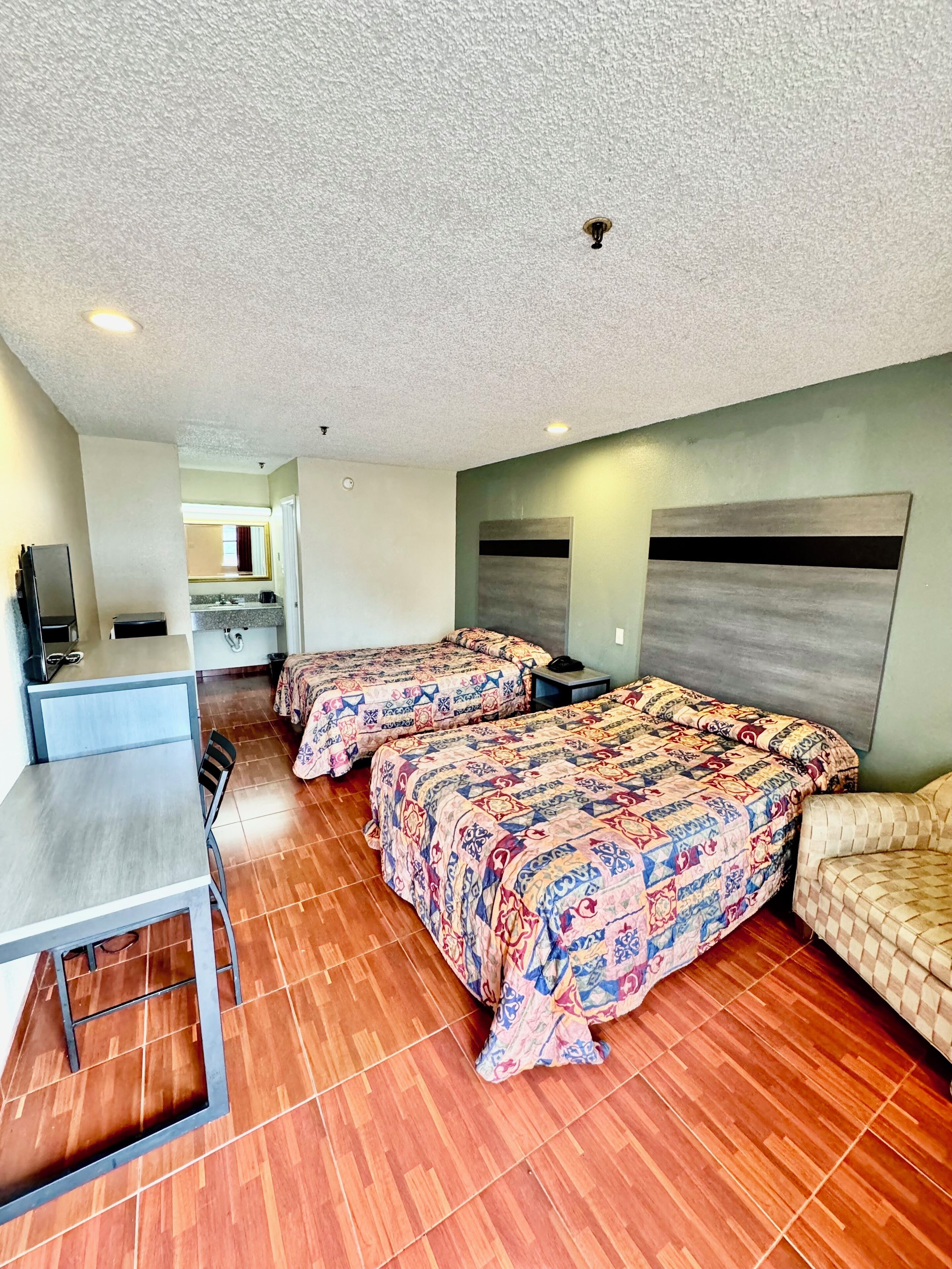 Standard Double Room, 2 Queen Beds, Non Smoking | Free WiFi, bed sheets