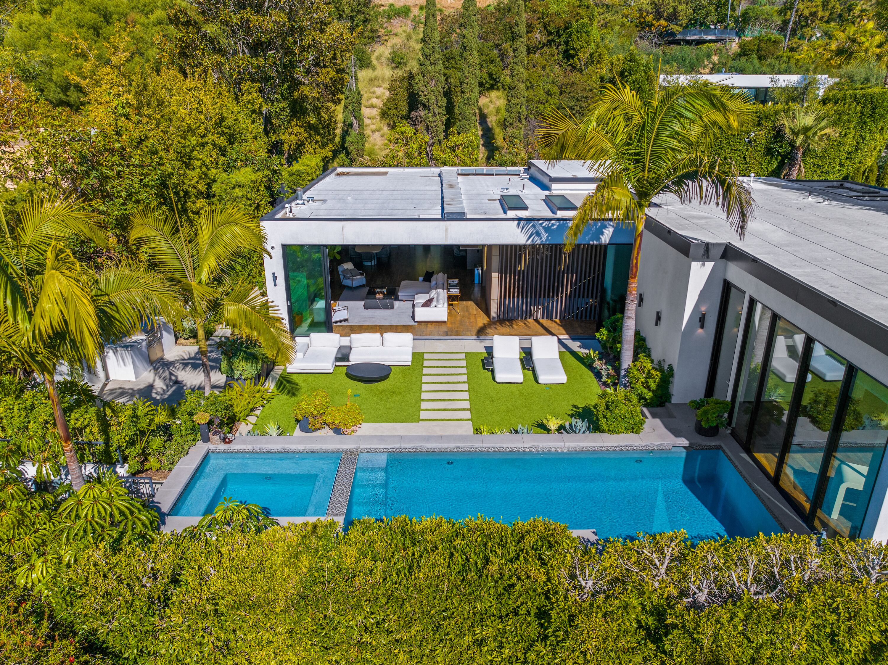 Contemporary Sunset Strip Home with Pool & Hot Tub