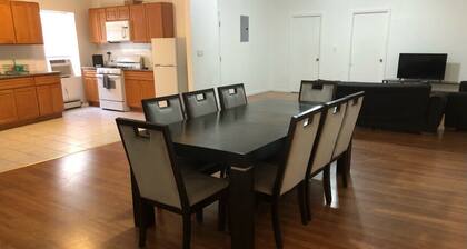 3,000 sf loft-style floor of a historic building, sleeps 8, NYC train 5-min walk