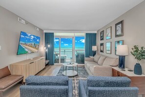 TV connectée, cheminée