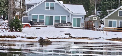 Waterfront house on Priest Lake with private lake frontage.   