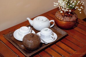 Deluxe-Doppelzimmer, Gartenblick | Kaffee und/oder Kaffeemaschine