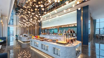 Free daily buffet breakfast