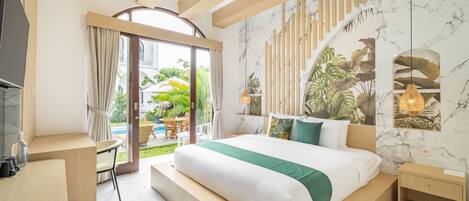 Studio Deluxe | Skrivbord, arbetsyta för laptop, gratis wi-fi och sängkläder