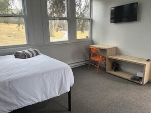 Desk, iron/ironing board, WiFi, bed sheets