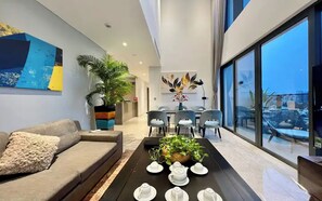 Suite presidencial, 4 habitaciones, hidromasaje, vista a la ciudad | Vista desde la habitación