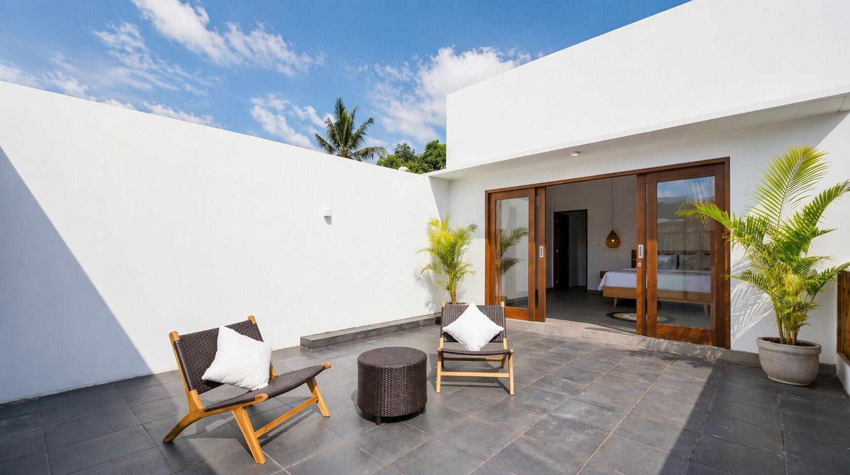 Premier Villa, 3 Bedrooms, Pool View | Terrace/patio
