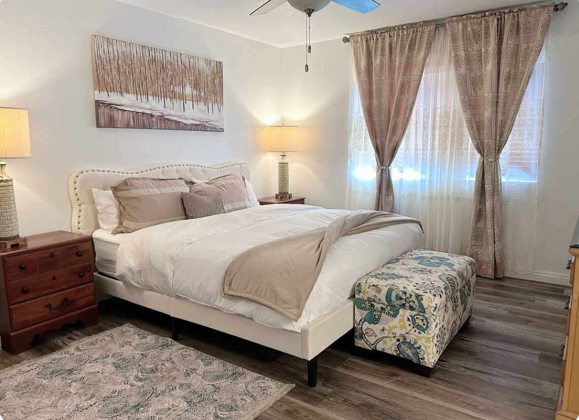 3 habitaciones, tabla de planchar con plancha y wifi gratis 