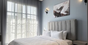 Design-lejlighed - 3 soveværelser | 3 soveværelser, mørklægningsgardiner, strygejern/strygebræt