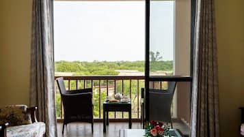 Luxury-Zimmer | Blick vom Balkon