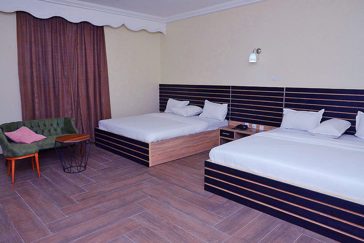 1 habitación, ropa de cama de alta calidad y colchones Tempur-Pedic